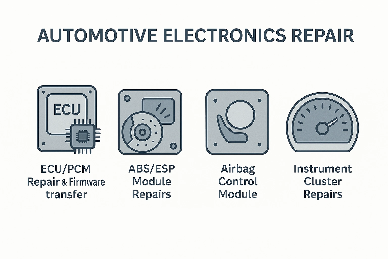 Automotive electronics repair